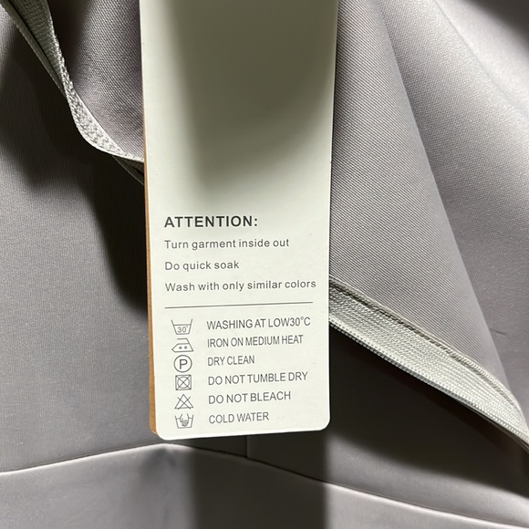 SALE! NWT Gray large dress midi length rolled neck back zipper by Tendency - Picture 10 of 16